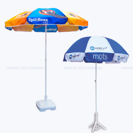 Custom promotional umbrellas