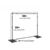 Custom adjustable backdrop stand
