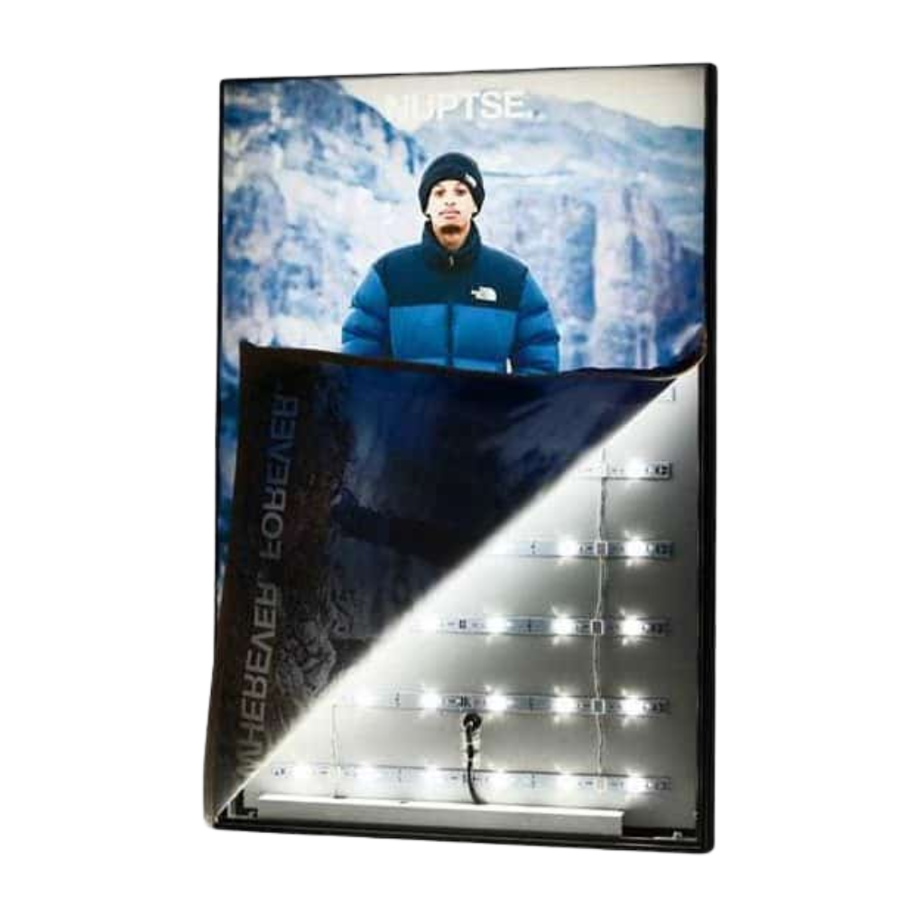 LED fabric light boxes