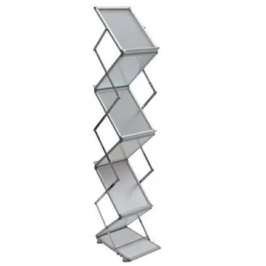 Custom Zig Zag Brochure Stands for Display
