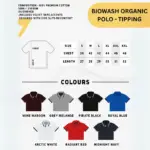 Biowash Organic Polo - Tipping