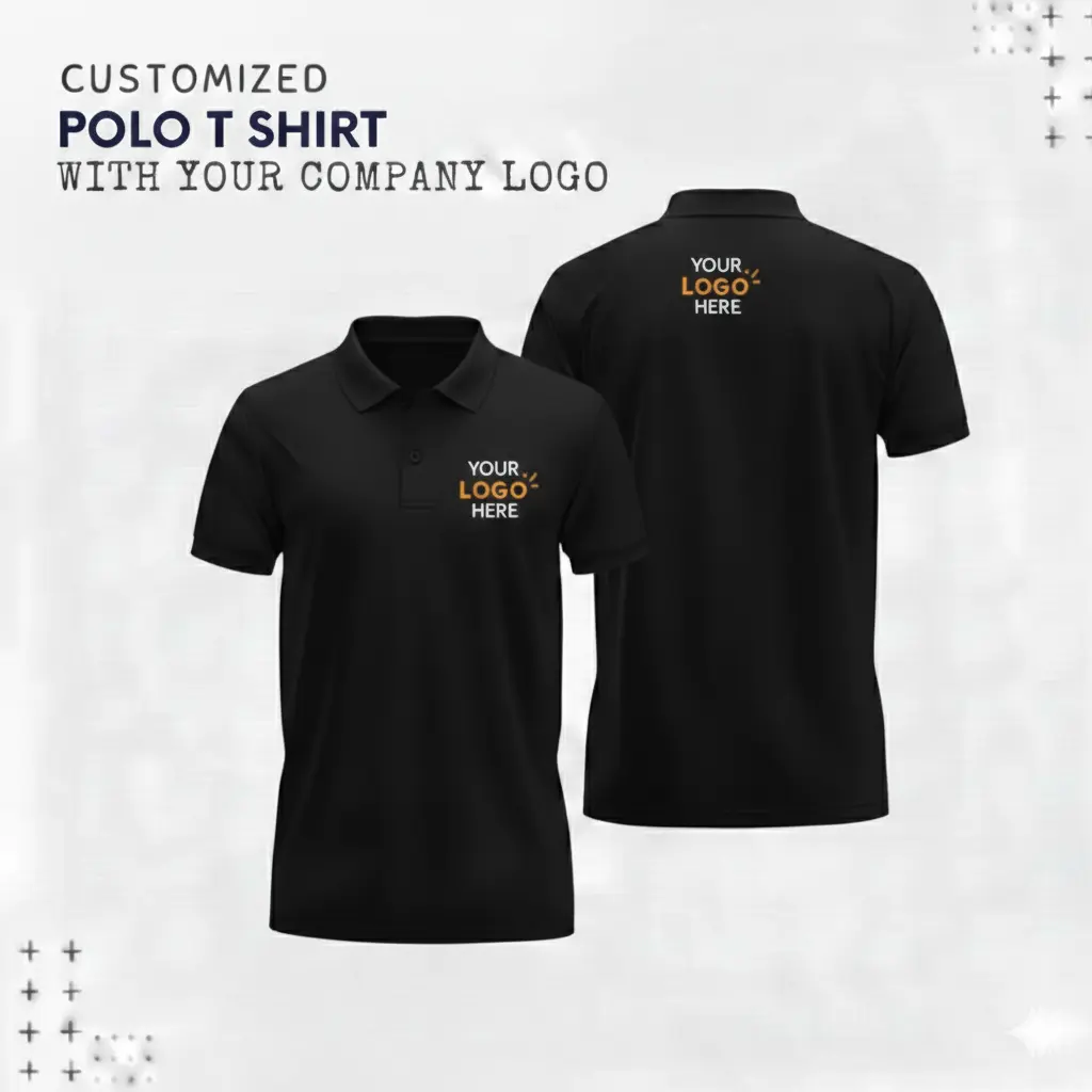 Custom Polo T-Shirts – Plain Organic Cotton