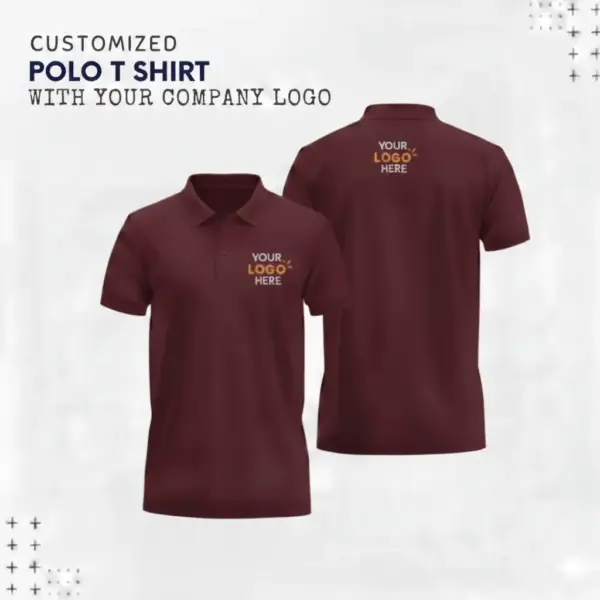 Custom Polo T-Shirts – Plain Organic Cotton – Custom Apparel Printing Bangalore