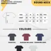 Printingly-Navy-Melange_neck_T-Shirt-Size