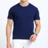 Printingly-Round-neck-Navy-Blue