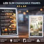 Ultra Slim LED Light Frames