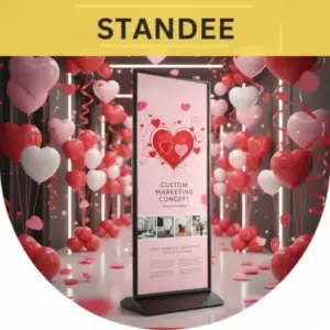Standee printing services for events and promotions in Bangalore
