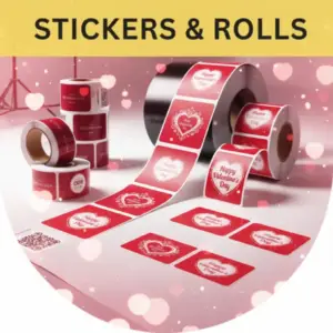 Sticker and label roll printing services in Bangalore