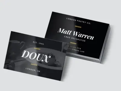 Glossy Laminated Visiting Cards