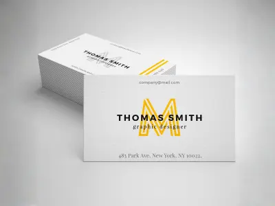 Texture Linen White Visiting Cards