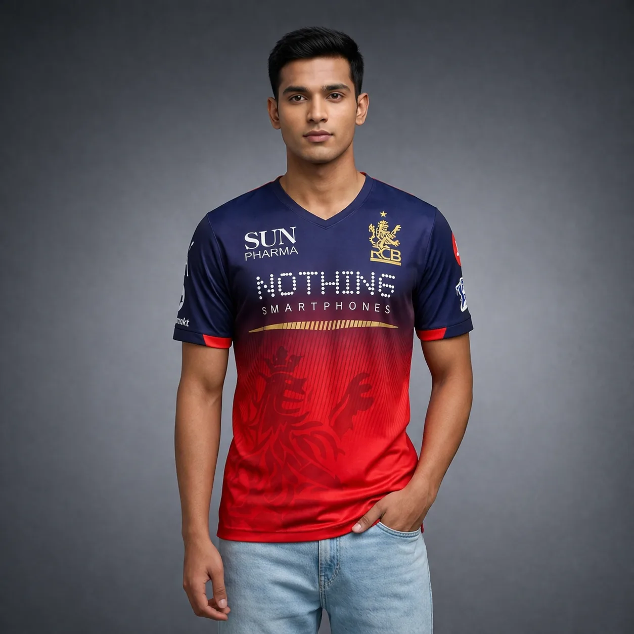 Custom RCB Jersey 2026 with Name & Number