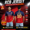 Custom RCB Jersey 2026 with Name & Number