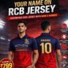 Custom RCB Jersey 2026 with Name & Number
