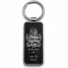Large rectangle metal keychain with a Teacher’s Day design